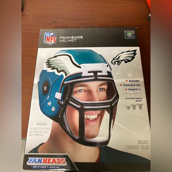 fanheads wearable football helmets FanHeads: AFC WEST Authentic replica helmet Reinforced Laminated paper FanHeads Wearable College Football Helmets